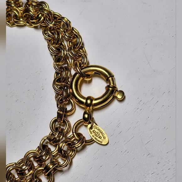 Chanel CC Gold Chain Necklace Pendant Vintage - Picture 6 of 9